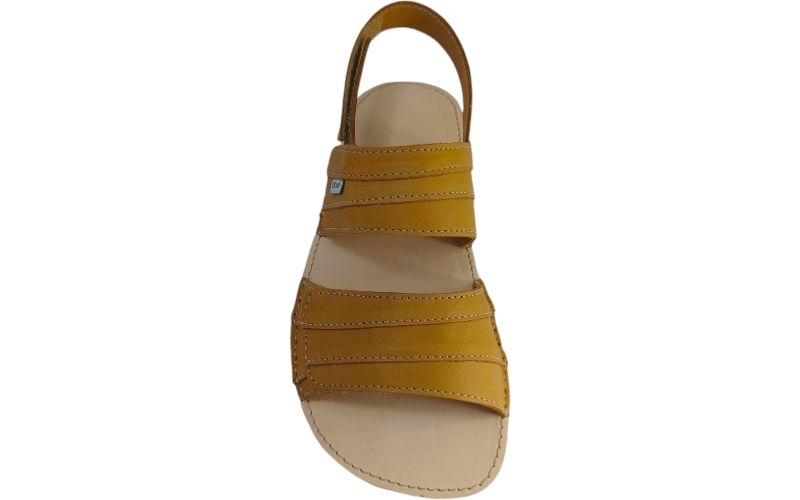 Barefoot dámské kožené sandály  LUCANIA/I hnědá