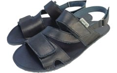 celočerné barefoot sandály