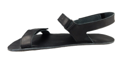 celočerné barefoot sandály