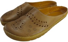 hnědé barefoot kožené nazouváky hnědé barefoot kožené nazouváky