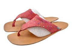 Dámské minimalistické barefoot žabky TILOS/X oranžová s leskem