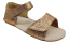 dívčí lesklé barefoot sandálky