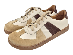 Kožené barefoot dámské sneakers PUMMAI hnědá