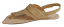 Kožené dámské barefoot  sandály FIN/I/X hnědá