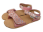 Dívčí kožené barefoot sandálky MIRRISA/I/X růžová