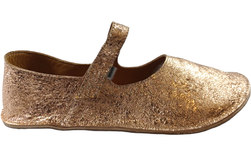 Společenské barefoot baleríny CHICORY v metalických barvách