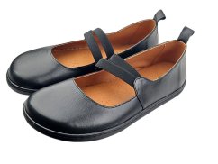 Dámské barefoot baleríny s gumkou ASTER černá