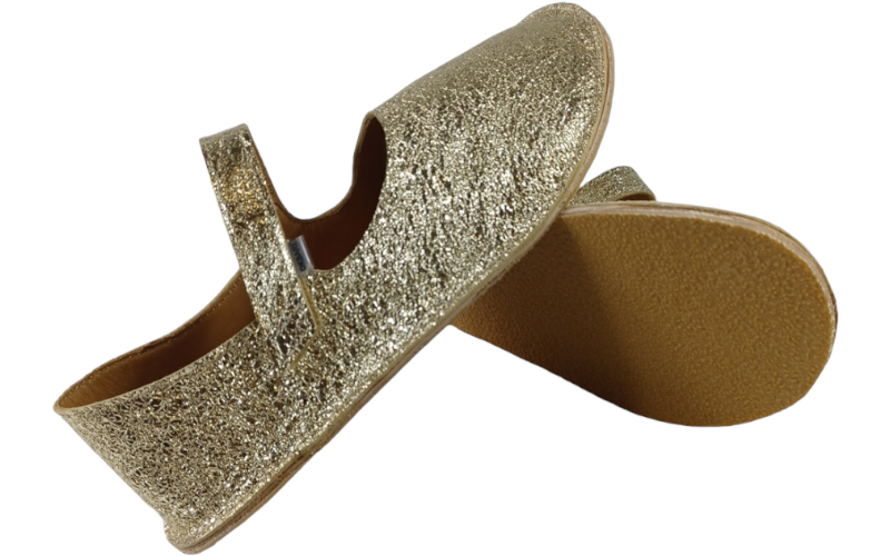 Společenské barefoot baleríny CHICORY v metalických barvách
