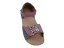 Dívčí kožené barefoot sandály MIRRISA s motýlkem