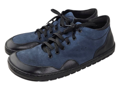 Kožené kotníkové dámské barefoot boty