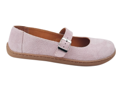 Dámské barefoot baleríny z velurové kůže OHIO pink