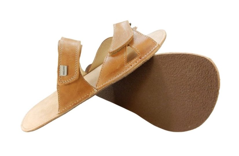 barefoot pantofle v přírodních barvách