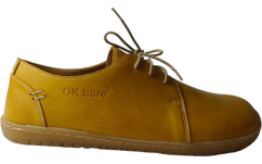 Dámská barefoot kožená obuv CARMEN žlutá