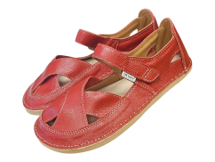 Dámské barefoot baleríny KRÉTA červená