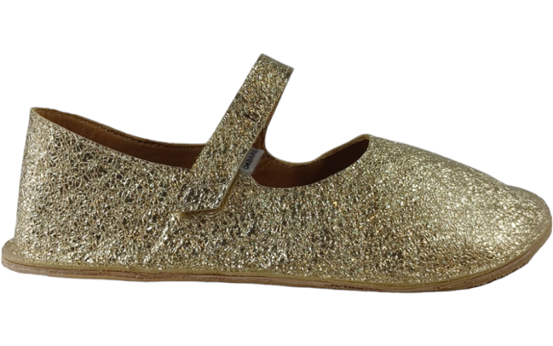 Společenské barefoot baleríny CHICORY v metalických barvách