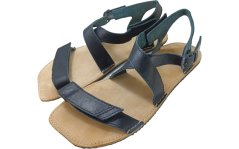 Barefoot dámské sandály s křížením v nártu JAMI černá