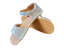 Dívčí kožené barefoot sandály MIRRISA stříbrná