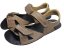 Pánské kožené barefoot sandály  BOUNTY hnědá