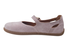 Dámské barefoot baleríny z velurové kůže IDAHO pink