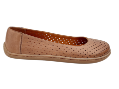 Dámské minimalistické barefoot baleríny RARA hnědá