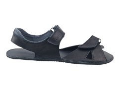 Kožené barefoot  pánské sandály BOUNTY černá