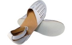 prodyšné barefoot baleríny s děrovaným svrškem