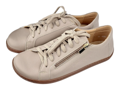 Kožené dámské barefoot boty/tenisky OLA sv.hnědá