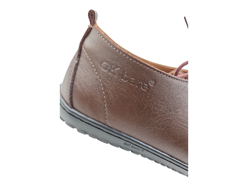 Pánské barefoot polobotky TIGER tmavě hnědá