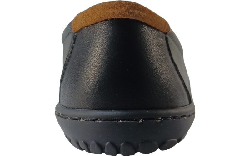Dámské minimalistické barefoot baleríny PEACH černá