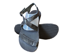 Barefoot dámské sandály s křížením v nártu JAMI černá