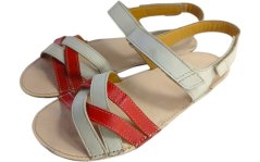 páskové barefoot sandály