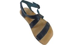 Barefoot dámské sandály s křížením v nártu JAMI černá