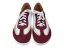 Dámské  kožené barefoot tenisky ZARRA burgundy