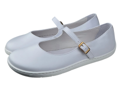 Bílé svatební a společenské barefoot baleríny GERBERA bílá