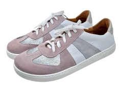Kožené barefoot dámské sneakers PUMMAI bílá/růžová