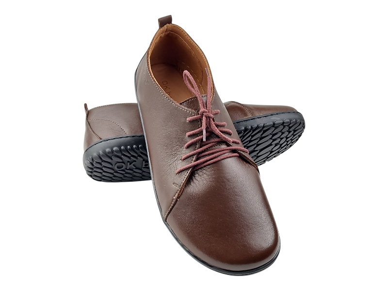 Pánské barefoot polobotky TIGER tmavě hnědá