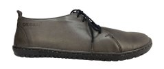 šedé kožené barefoot polobotky