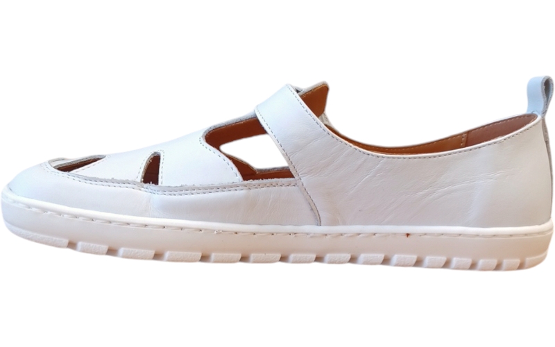 kožená uzavřená barefoot obuv pro ženy