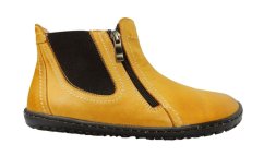 Postranní pružné vsadky pro snadné obutí