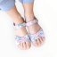 Dívčí kožené barefoot sandály MIRRISA LADY/I bílá