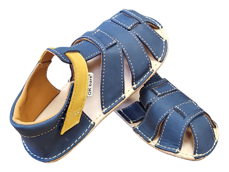 Dětské kožené barefoot sandály PALM - navrhněte si