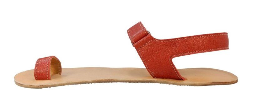 minimalistické bare sandály na palec