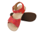 Dětské kožené barefoot sandály MIRRISA/I červená