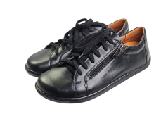 Kožené dámské barefoot boty/tenisky OLA černá
