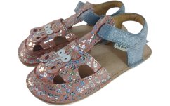 dívčí barefoot sandálky s volnou patou