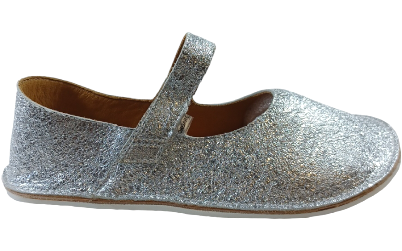 Společenské barefoot baleríny CHICORY v metalických barvách
