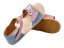 Dívčí kožené barefoot sandály MIRRISA s motýlkem
