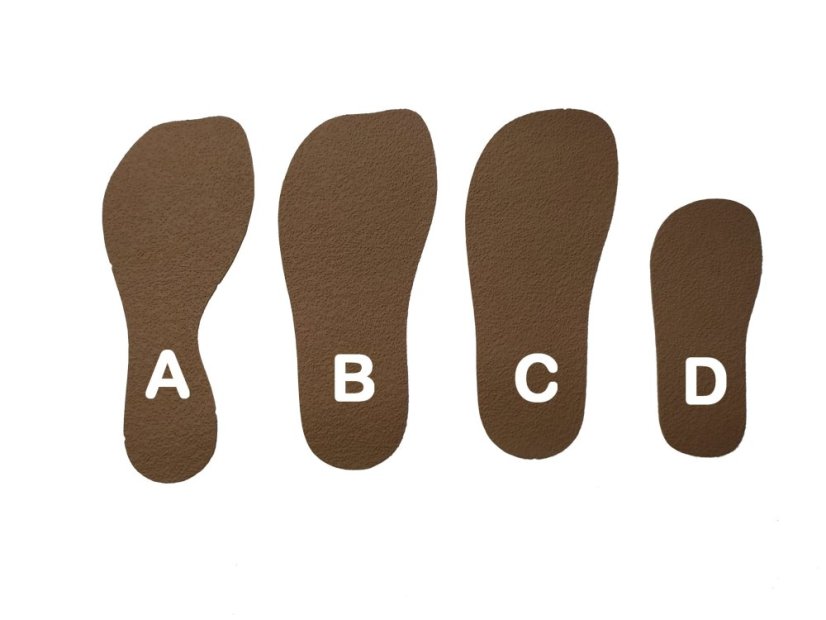 Barefoot dámské kožené sandály  LUCANIA/I hnědá