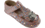 Dětské kožené barefoot  sandálky ITHAKA s kočičkou růžová