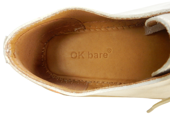 Dámská barefoot kožená obuv CARMEN krémová